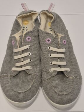 Vionic Pismo Beach Mens Gray Slip-On Casual Shoes